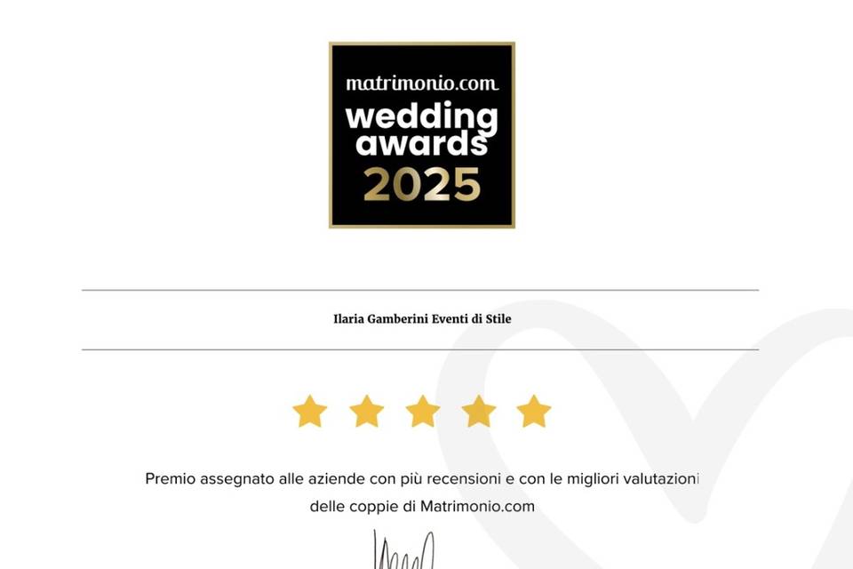 Wedding Award 2025