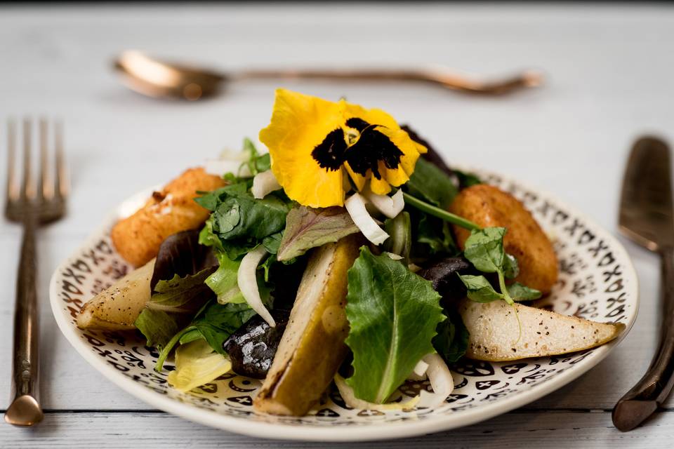 Roasted Pear Salad