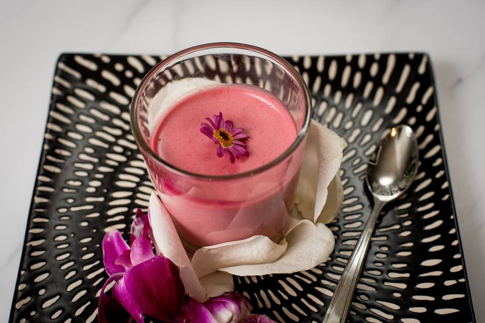 Rose Panna Cotta