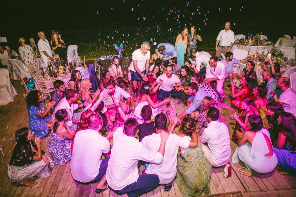 Wedding Beach Party in Andros