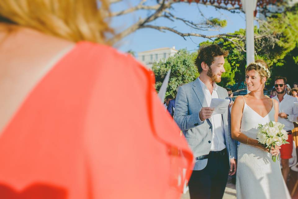 Wedding in Sunset Hydra