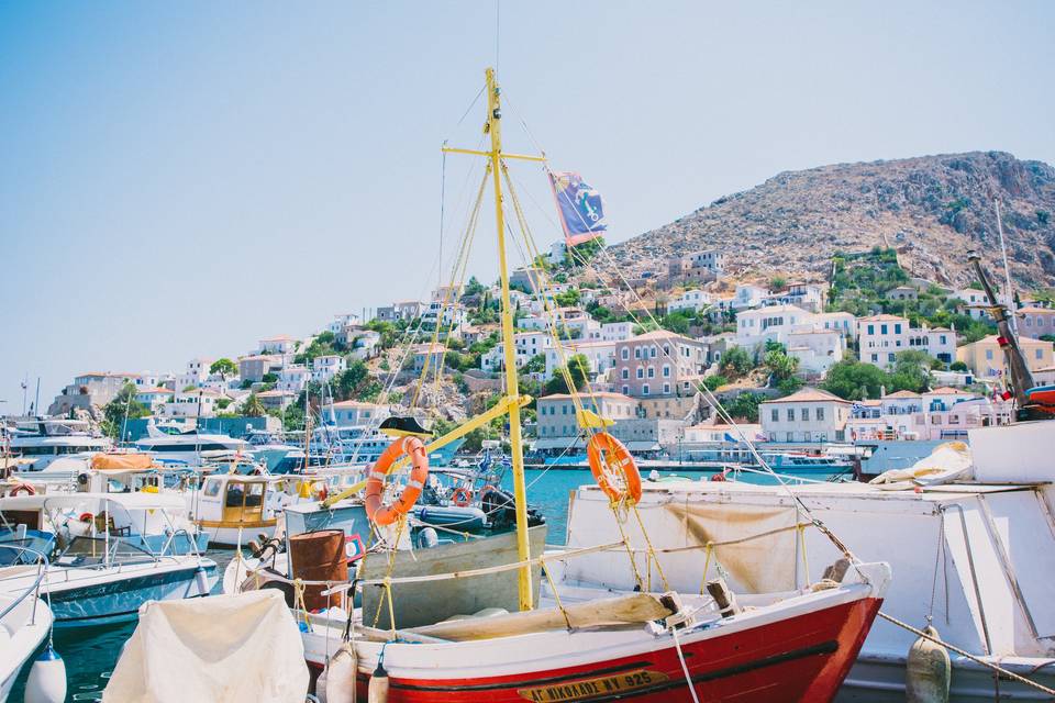 Wedding in Hydra island