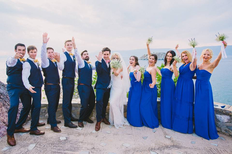 Wedding in Hydra, Greece