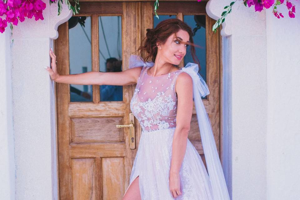Bride in Folegandros, Greece