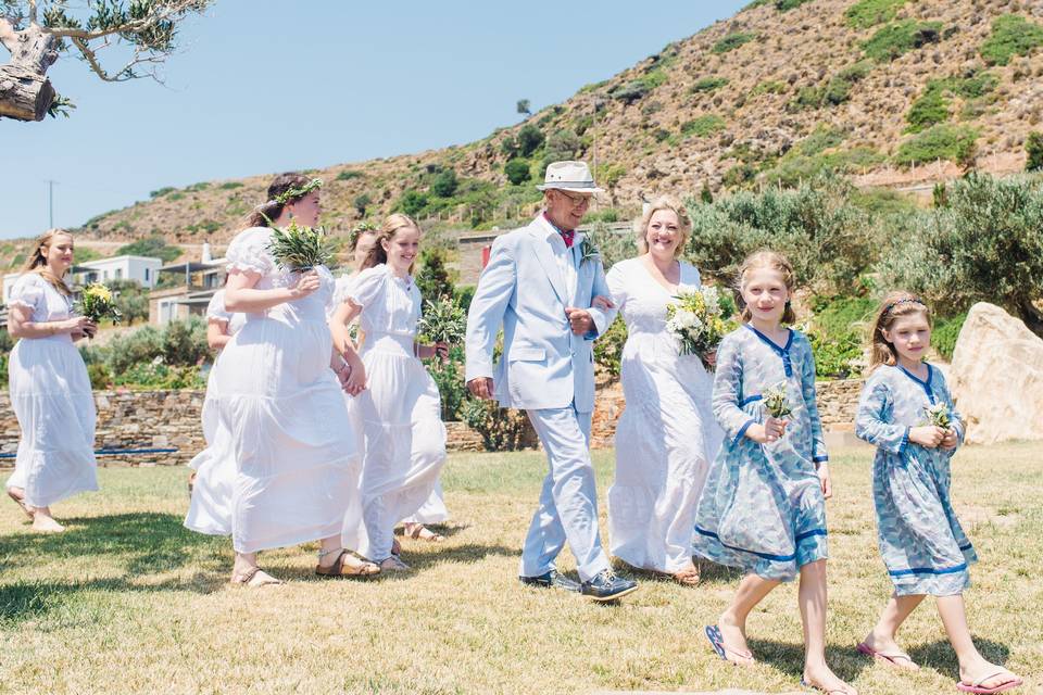 Andros island Wedding, Greece