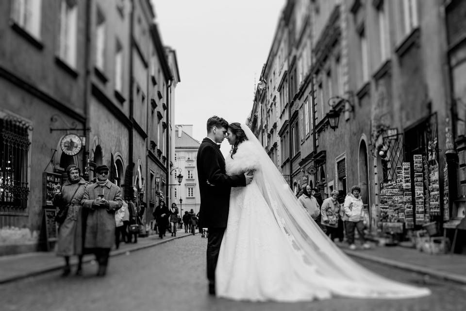 Wedding in Warsaw, Poland
