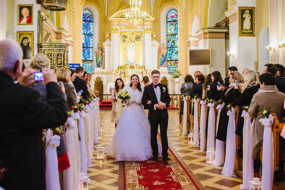 Catholic Wedding in Warsaw,