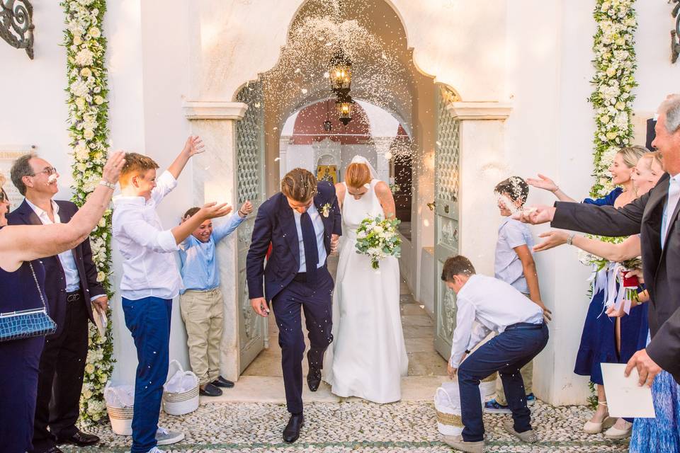 Wedding in Spetses, Greece