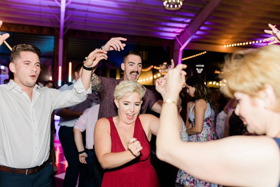 Family dancing