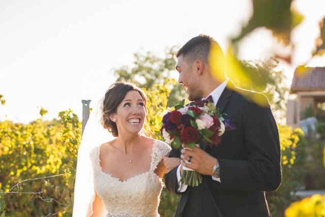 Vineyard newlyweds