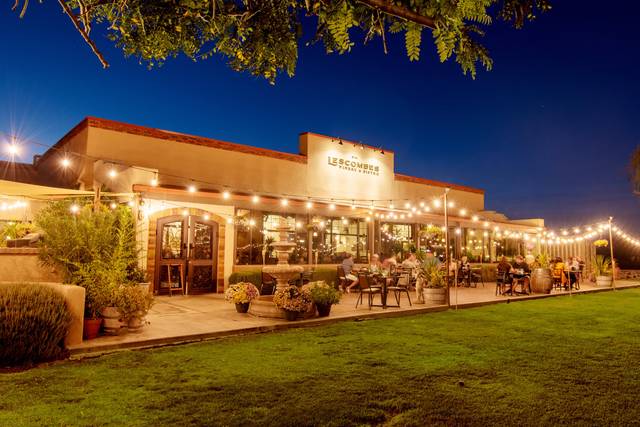 Early Evening Brick Patio