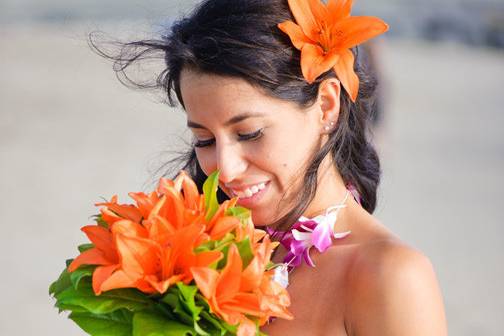 Orange flowers