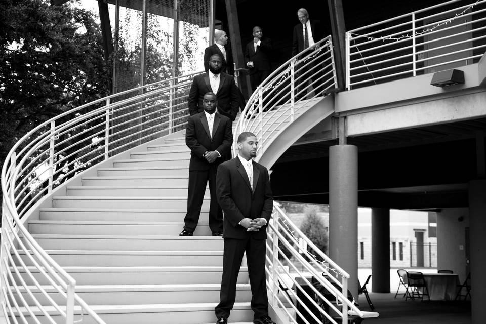 Groomsmen Waiting