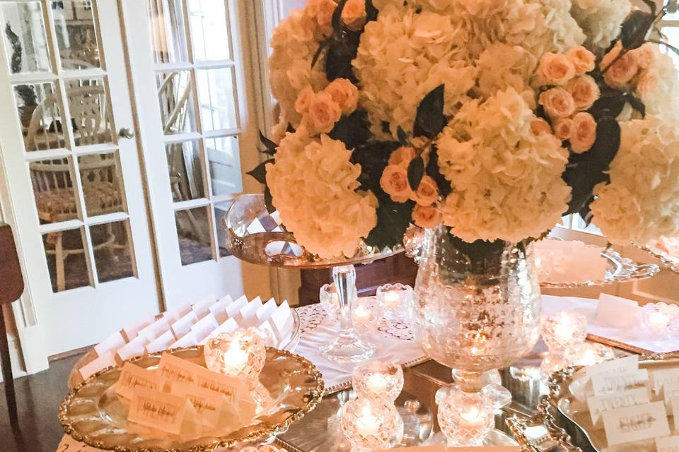 Escort table and Cards