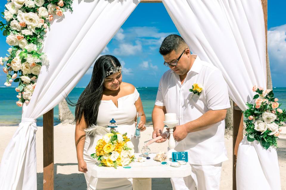 Sand ceremony