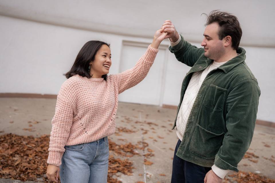 Jess and Noah's engagement