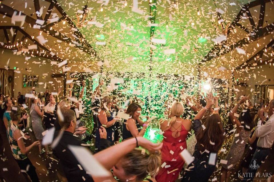 Confetti dance floor