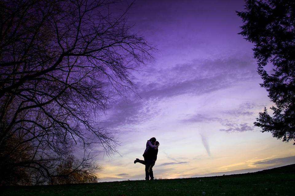 Love at dusk © Lisa West Photography