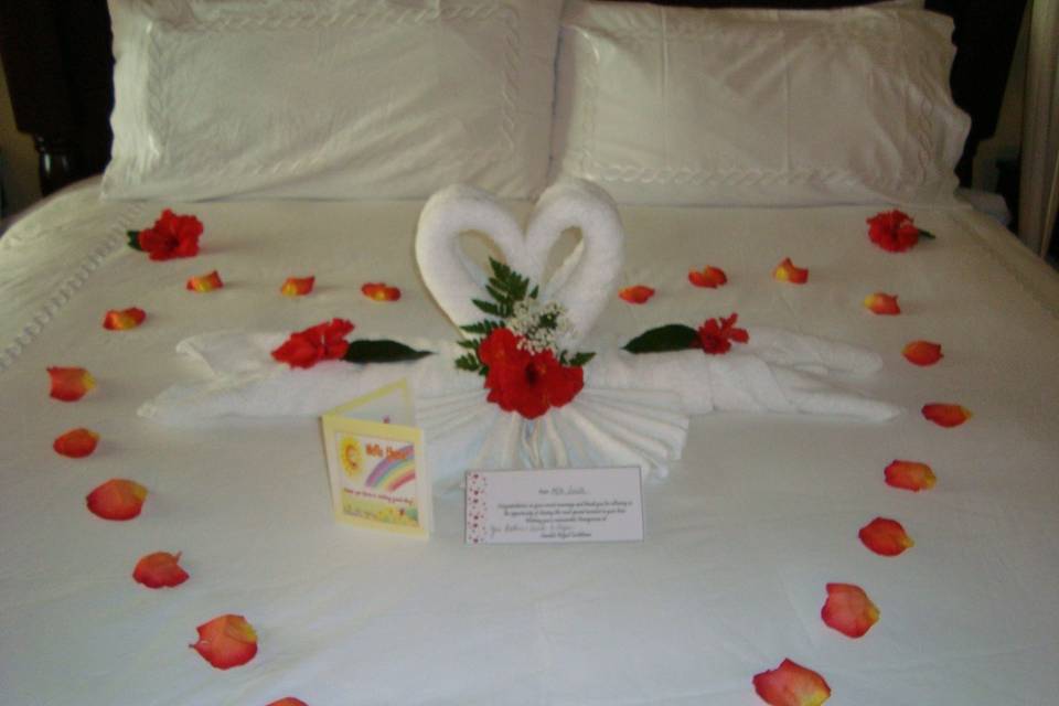 Honeymoon bed