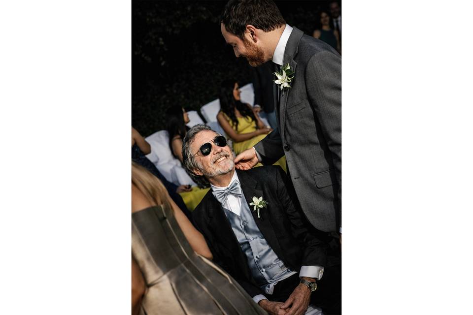 Father and son portrait