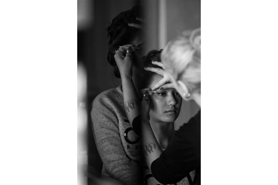Bridal beauty portrait