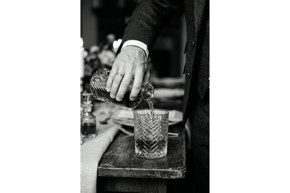 Groom detail portrait