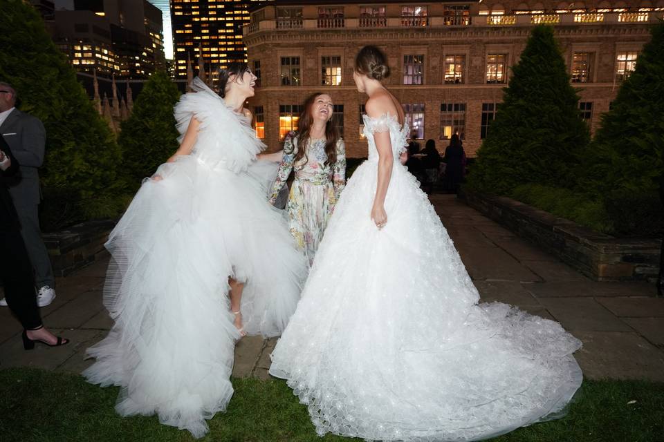Editorial bridal portrait