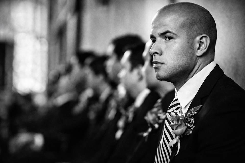 Editorial groom portrait