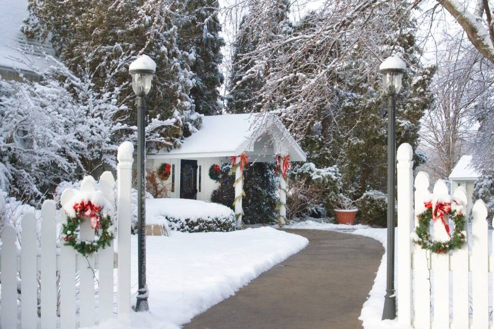 Main entrance, winter