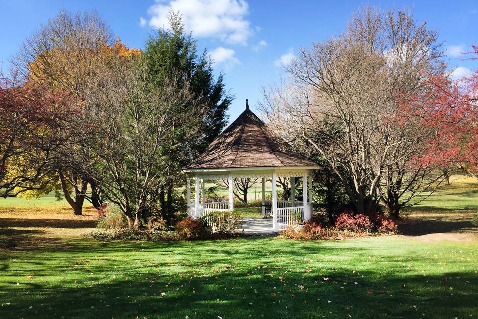 Gazebo in late autumn