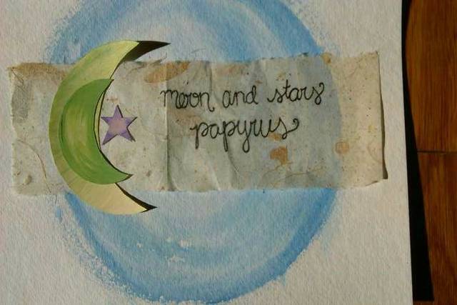 Moon and Stars Papyrus
