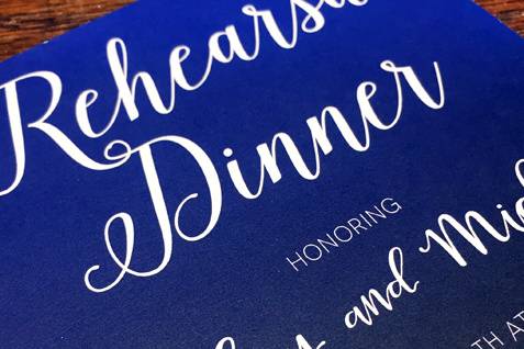 Rehearsal Dinner Invitation