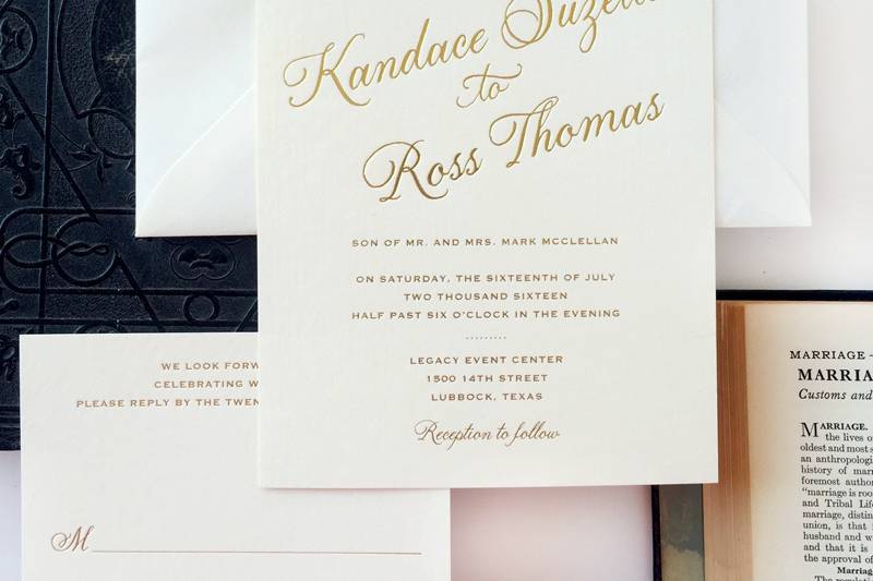 Letterpress Invitations