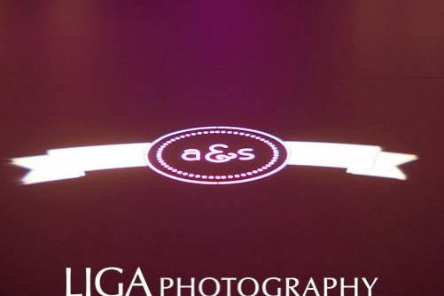 We were hired for full service Stationery and art direction of all media (printed pieces, logo projections, etc). Monogram Logo was used projected throughout the event. 2ucollection.com