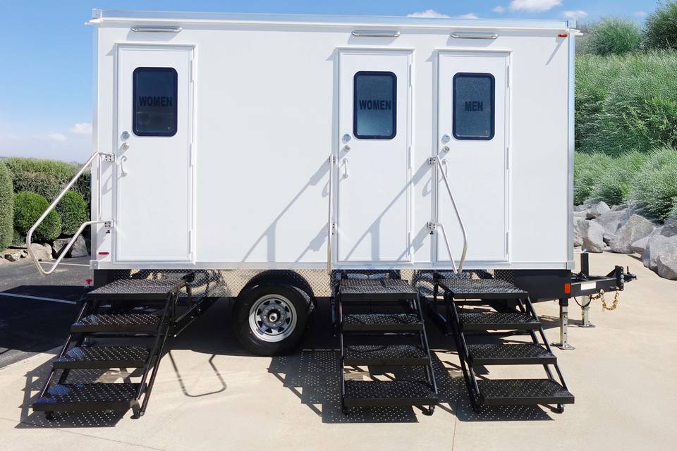 3 Station Restroom Trailer