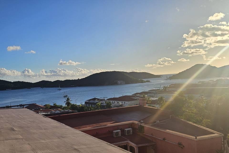View from the hotel