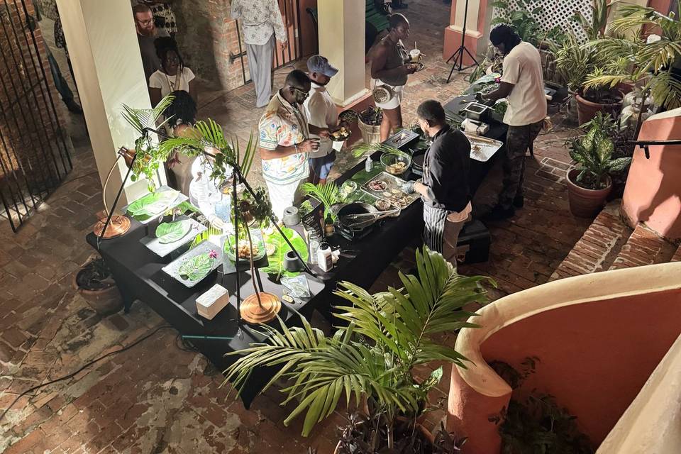 Courtyard service