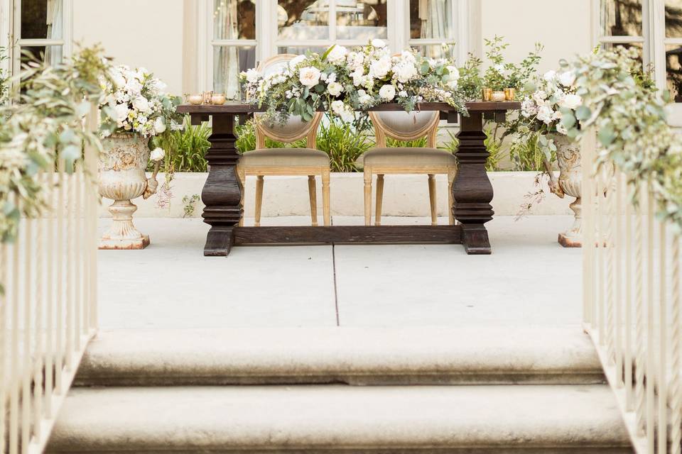 Sweetheart table