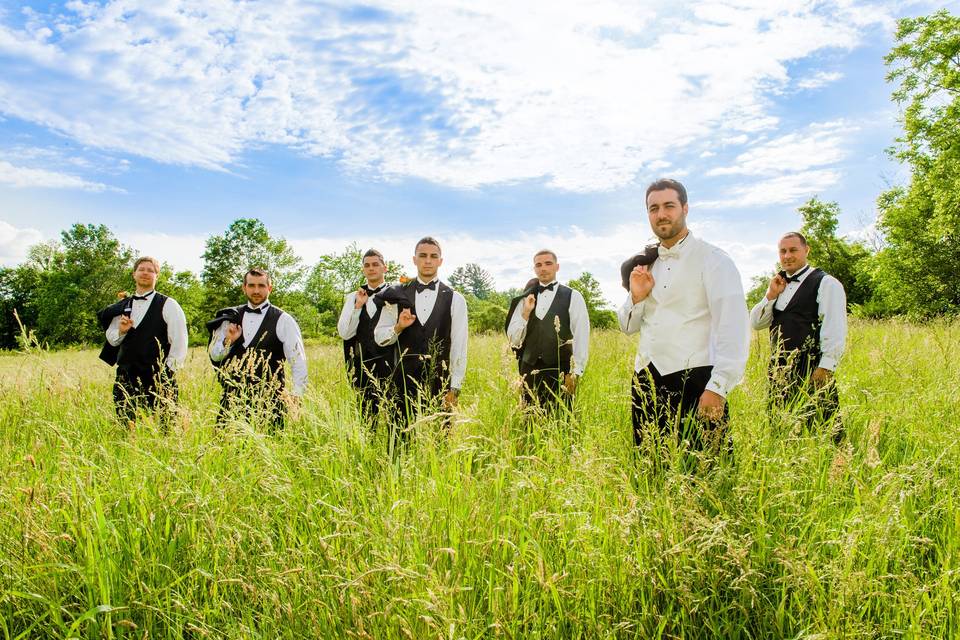 Groomsmen - Allan E. Levine Photography