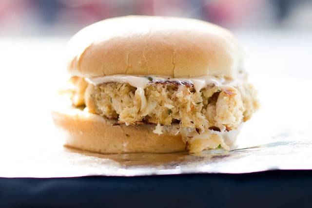 Maryland style crab cake