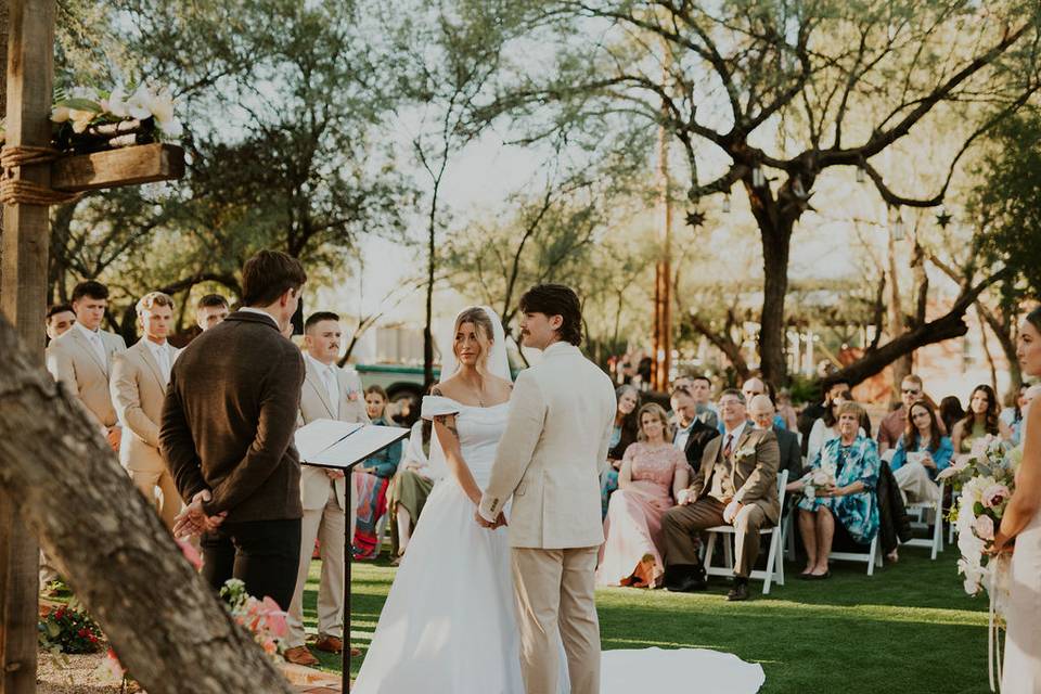 A perfect wedding backdrop.