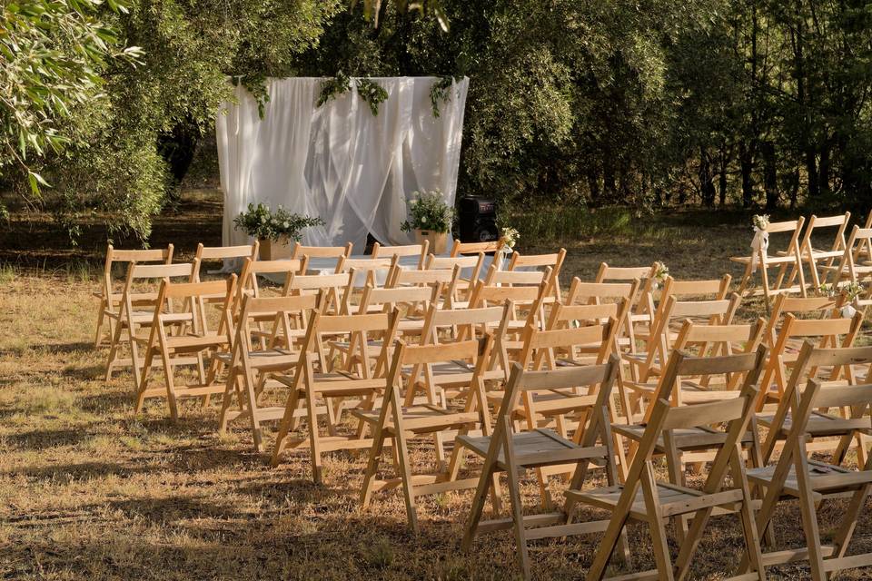 Simple Woods Ceremony