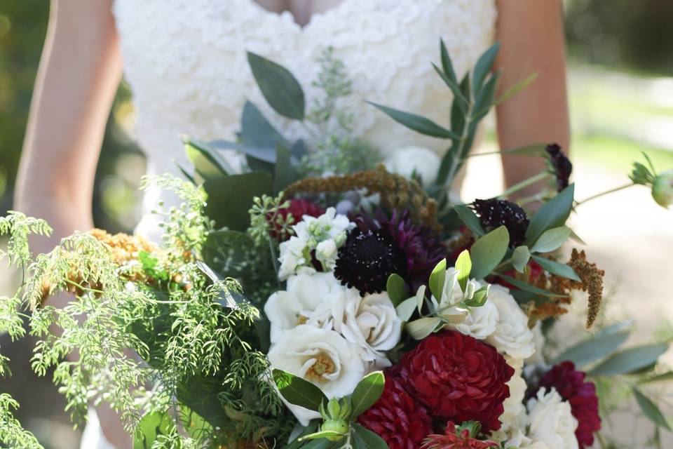 Bohemian Style Bridal Bouquet