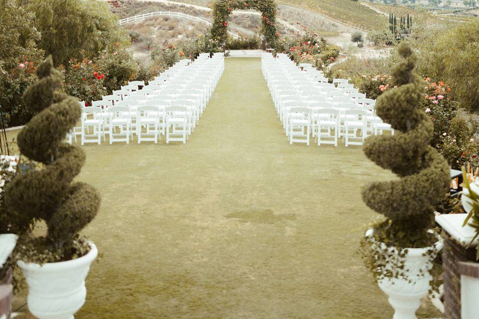 Outdoor ceremony