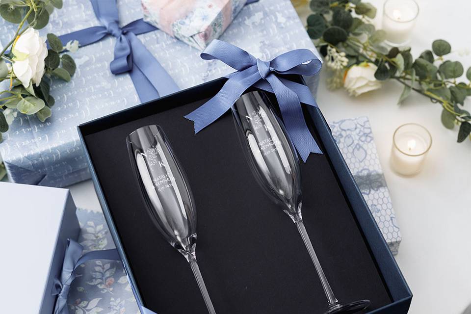 Waterford Flute Pair