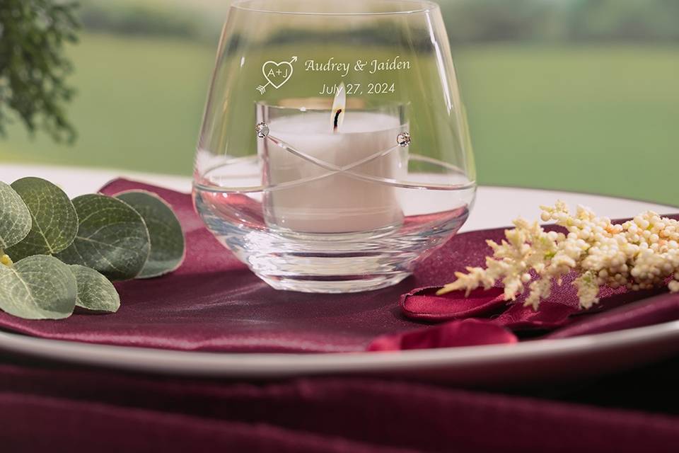Diamante Kiss Votive