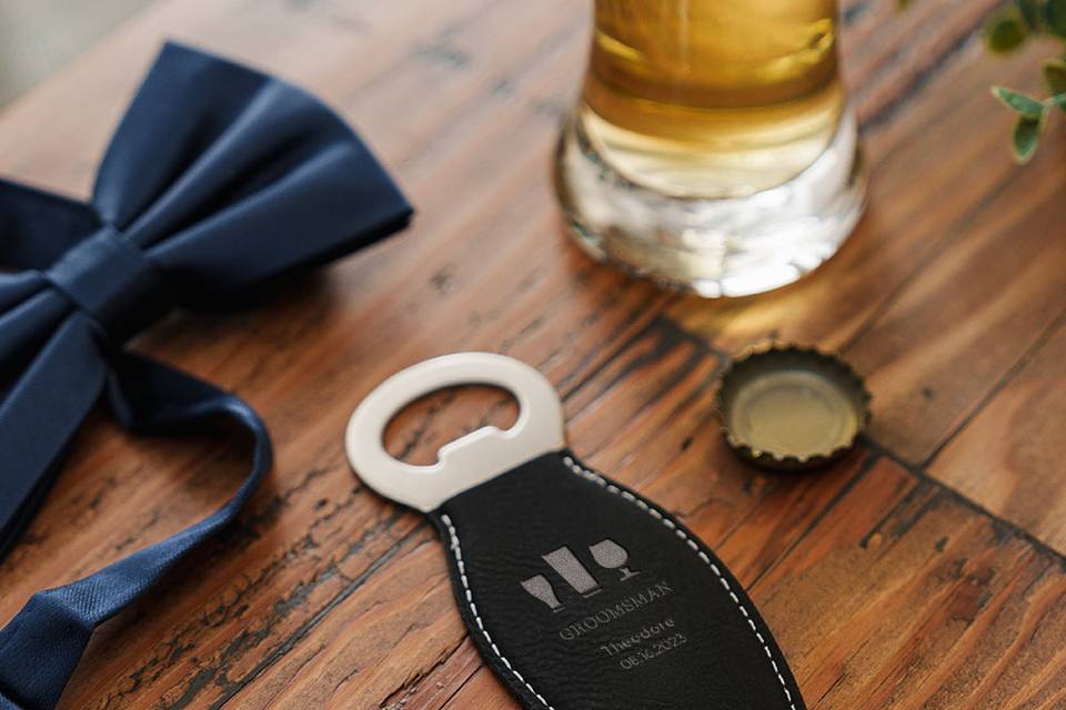 Leatherette Bottle Opener