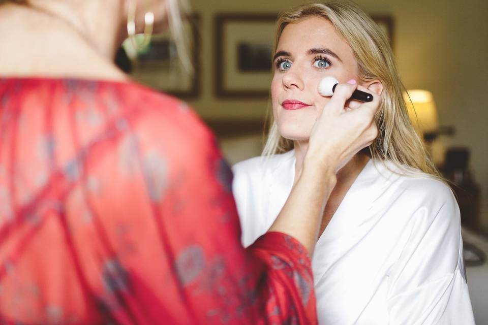 Getting ready with Cara