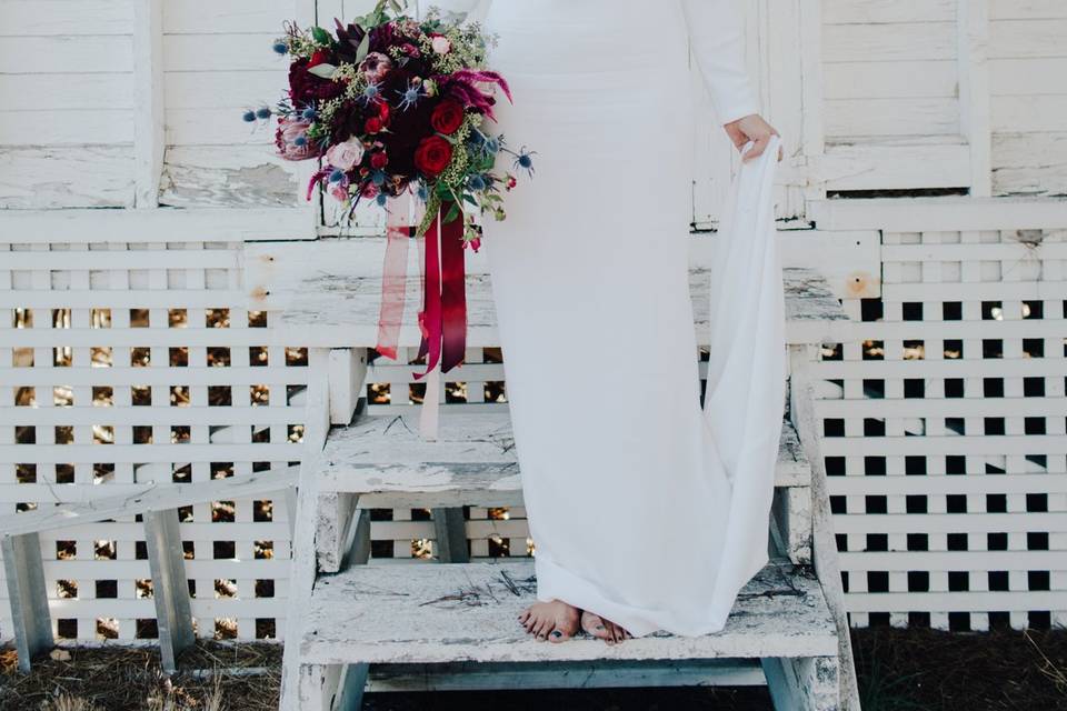 Floral crown and boquet