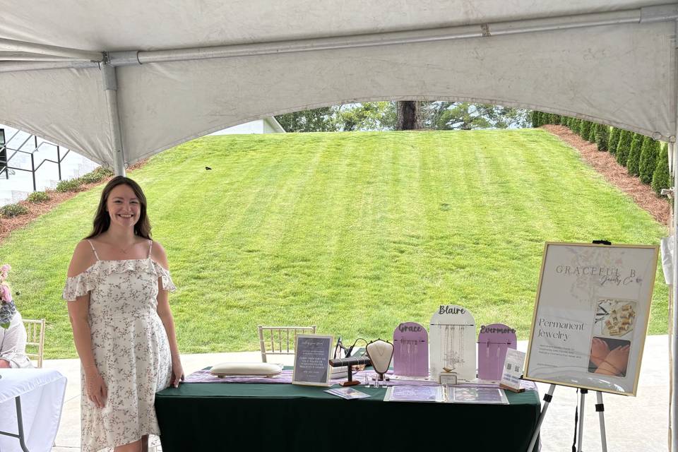 Wedding day set up
